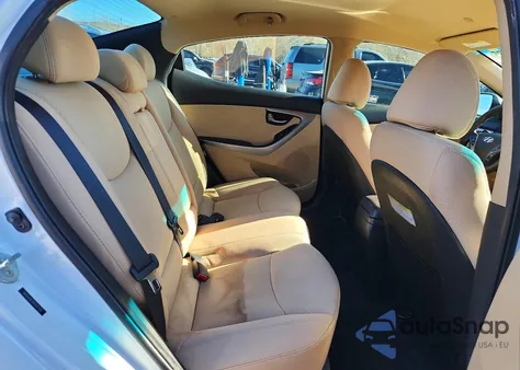 2013 Hyundai Elantra Gls from USA, damaged, VIN 5NPDH4AE3DH307389